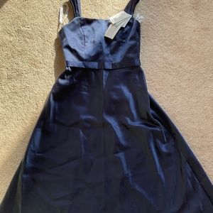 David’s Bridal, marine color, junior bridesmaid dress, size 14